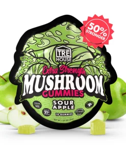 Sour apple magic mushroom gummies extra-strength apple flavored psychedelic mushroom gummies