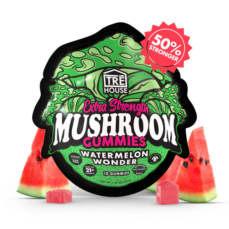 Watermelon wonder magic mushroom gummies extra-strength watermelon flavored psychedelic mushroom gummies