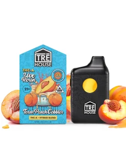 Texas Peach Cobbler - Live Rosin Hybrid THC-A Vape Pen - 3.5g