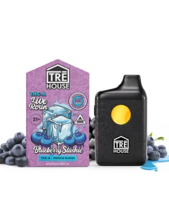 Blueberry Slushie - Live Rosin Indica THC-A Vape Pen - 3.5g