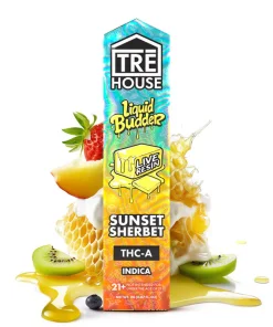 Sunset Sherbet - Live Resin Liquid Budder Indica THC-A Vape Pen - 2g