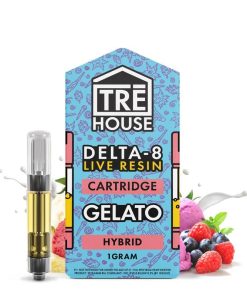 Live Resin Delta 8 Cartridge - Gelato - Hybrid 1g