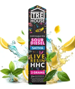 Live Resin Vape Pen - HHC - Sour Diesel - Sativa - 2g