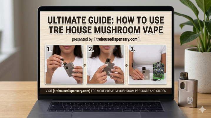 How to Use Tre House Mushroom Vape