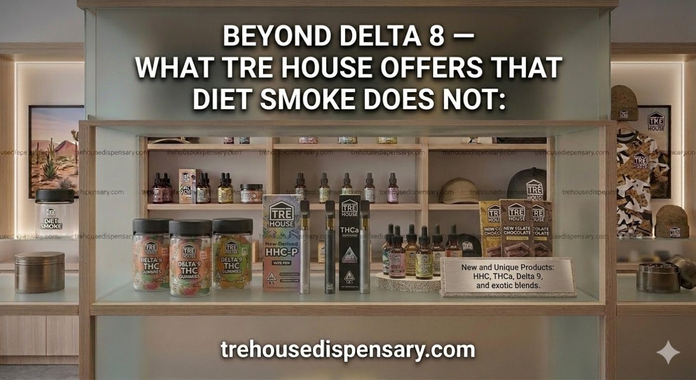 Diet Smoke Delta 8 Reviews — honest comparison vs Tre House 2026 by Tre House Dispensary