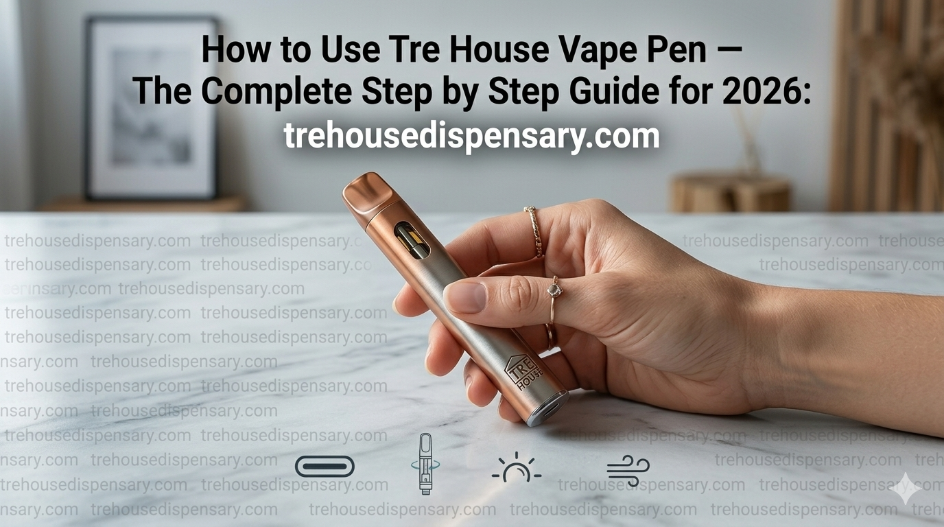 How to Use Tre House Vape Pen — complete step by step guide 2026 by Tre House Dispensary