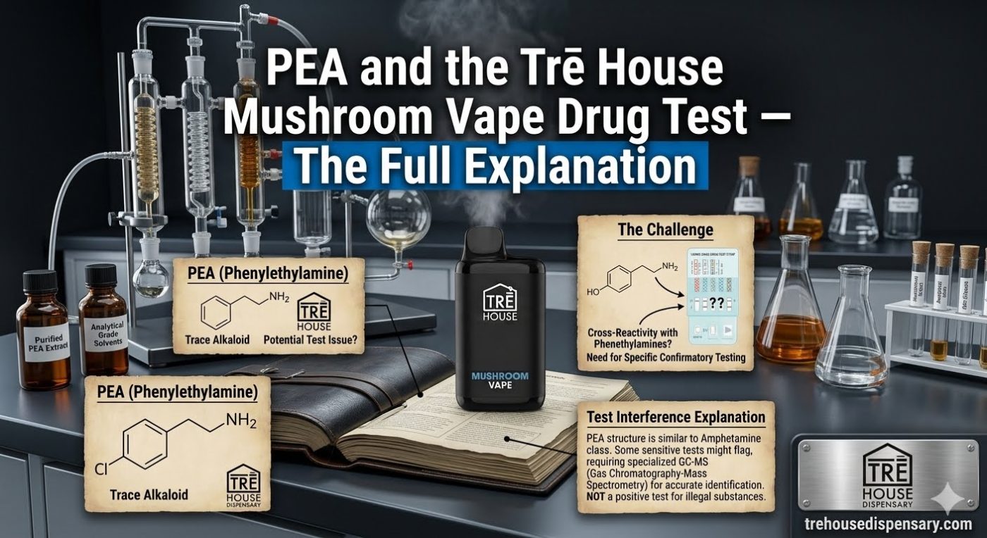 Trē House Mushroom Vape Drug Test — complete honest answer 2026 by Tre House Dispensary