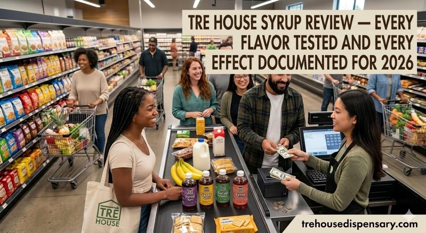Tre House Syrup Review 2026 — Galaxy Grape Watermelon Felon Bussin Berry Purple Stuff Strawberry Gelato by Tre House Dispensary