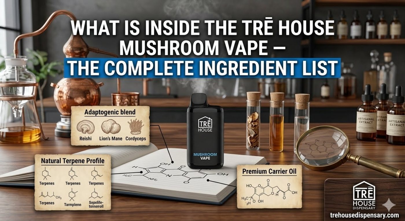 Trē House Mushroom Vape Drug Test — complete honest answer 2026 by Tre House Dispensary