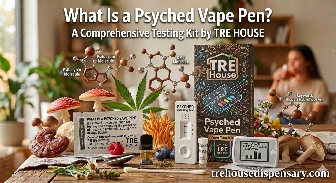 Psyched Vape Drug Test — complete honest answer 2026 by Tre House Dispensary