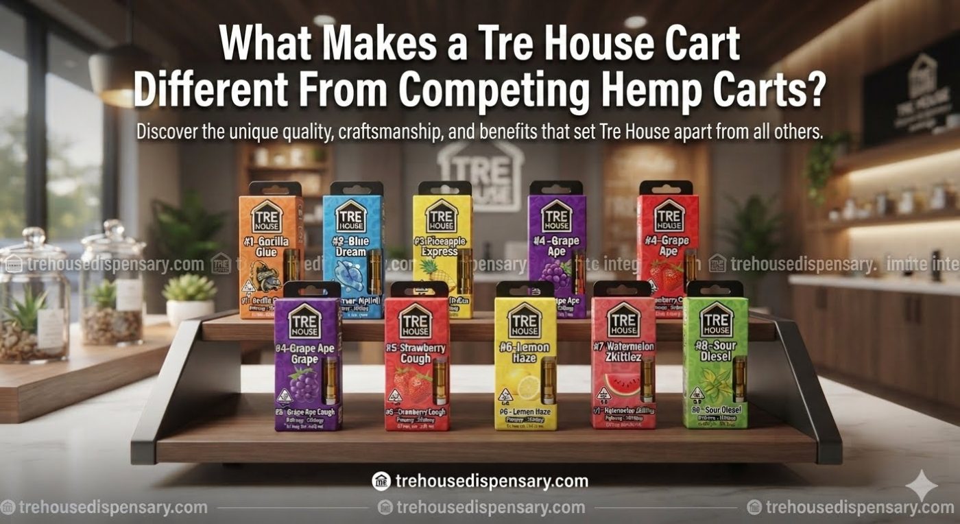 Tre House Cart — all 8 options ranked best to worst 2026 by Tre House Dispensary