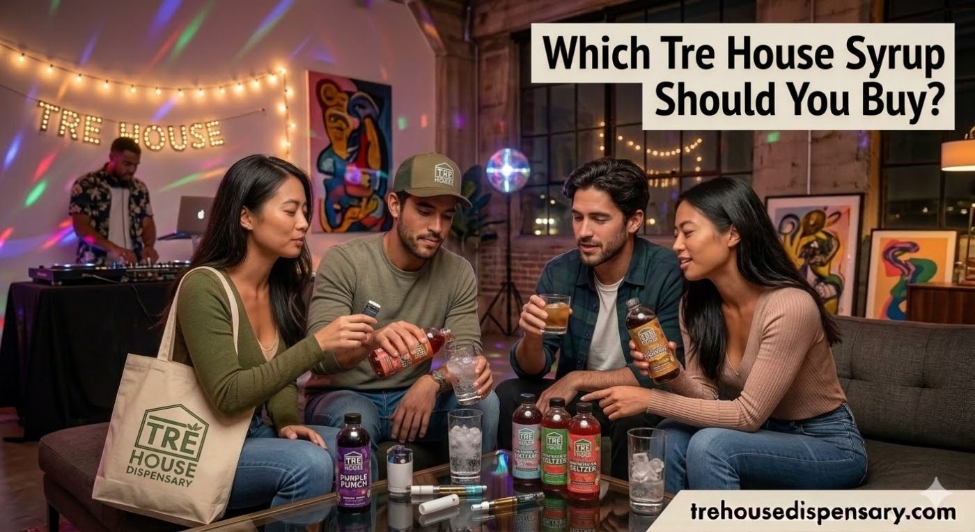 Tre House Syrup Review 2026 — Galaxy Grape Watermelon Felon Bussin Berry Purple Stuff Strawberry Gelato by Tre House Dispensary