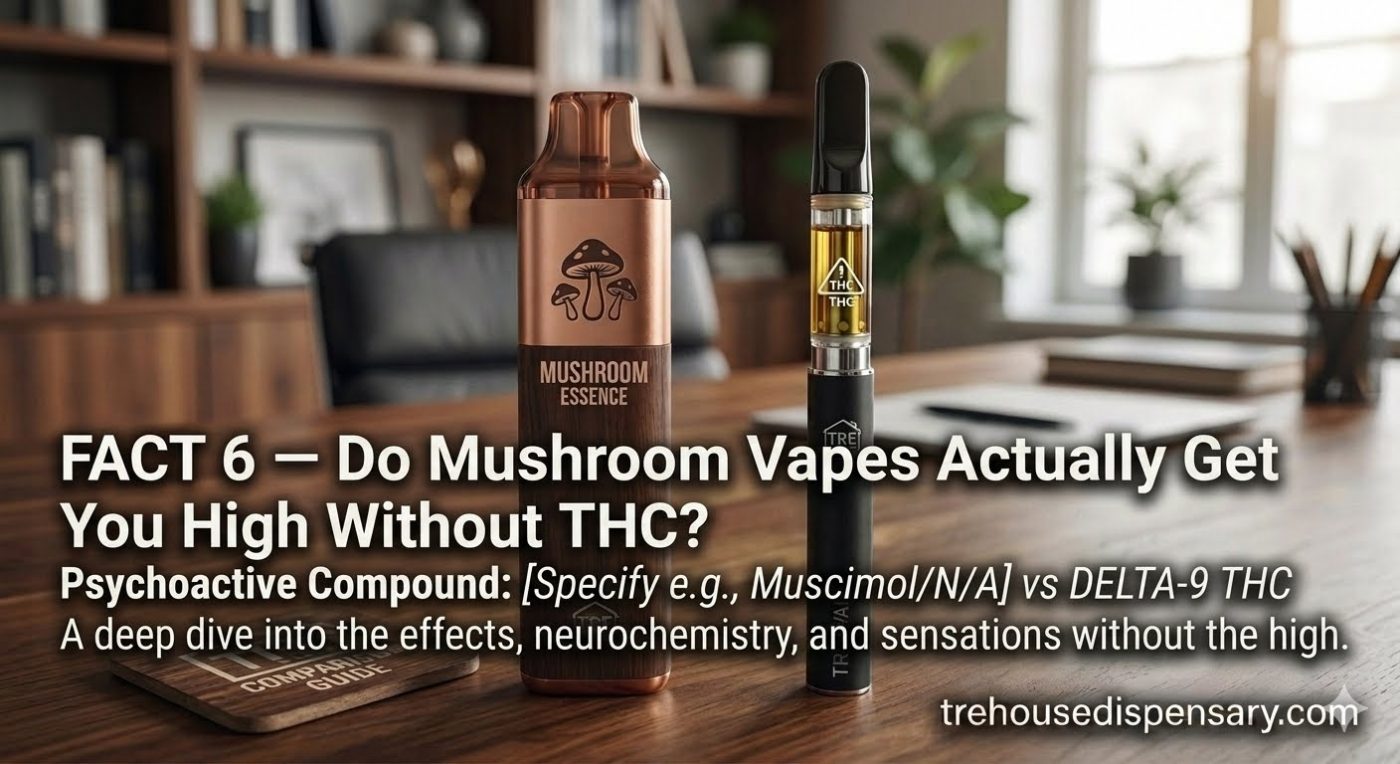 Fact 6 — Do Mushroom Vapes Actually Get You High Without THC?