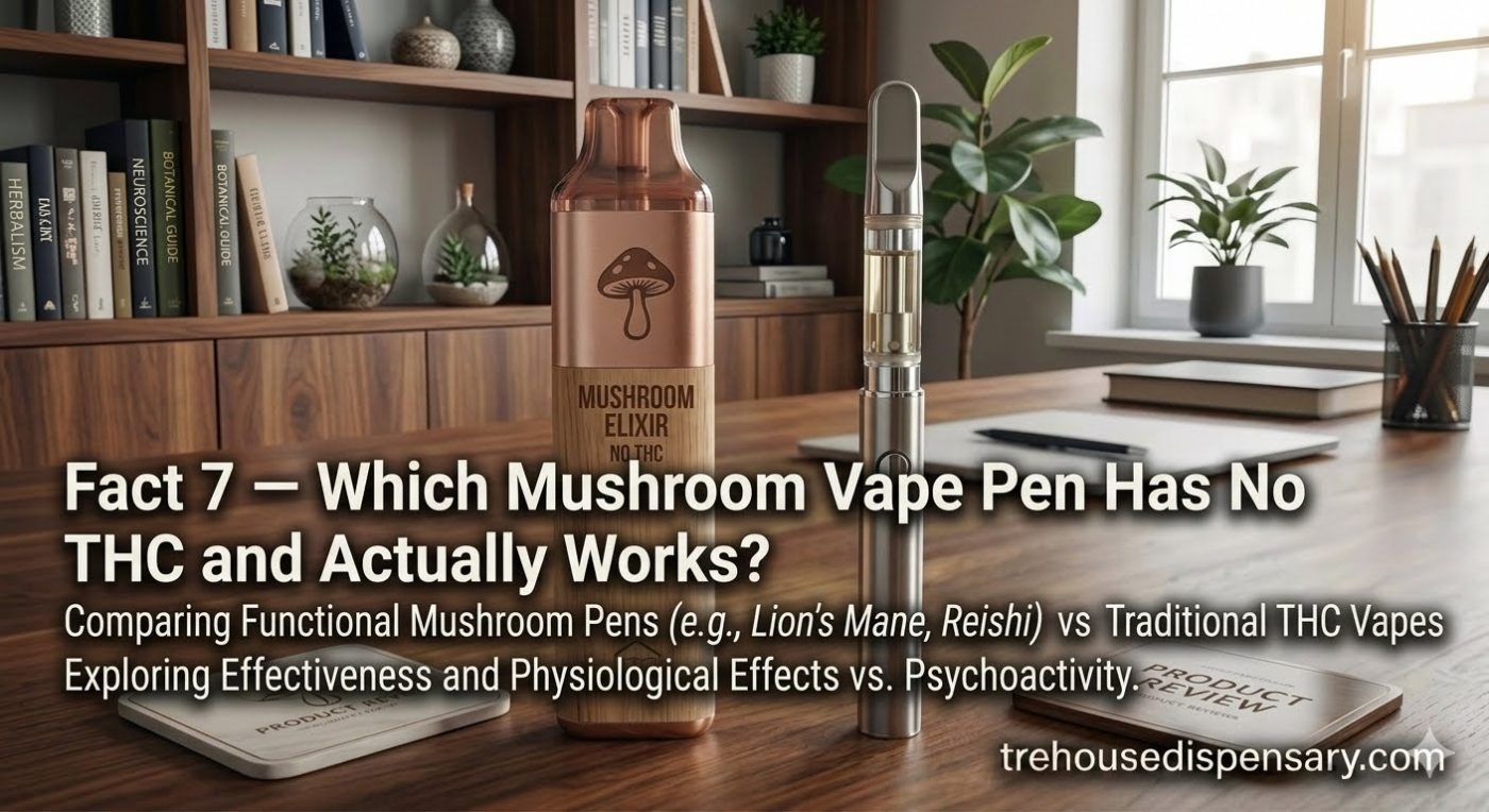 Fact 7 — Which Mushroom Vape Pen Has No THC and Actually Works?
